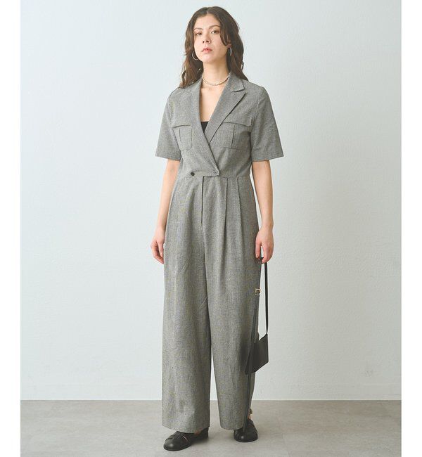  「コットンリネンオールインワン」|ワンピース|