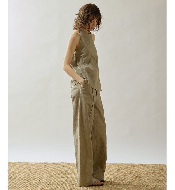 Drawing Numbers「【Drawing Numbers】オーガニックコットンホルターキャミソール」|シャツ・ブラウス|