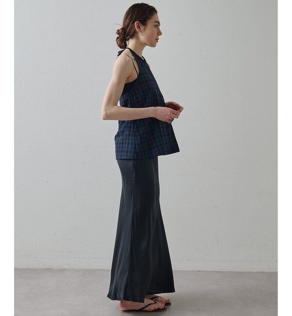 Drawing Numbers「【Drawing Numbers】オーガニックコットンホルターキャミソール」|シャツ・ブラウス|