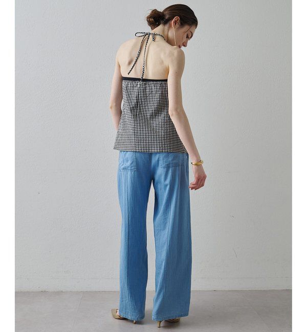 Drawing Numbers「【Drawing Numbers】オーガニックコットンホルターキャミソール」|シャツ・ブラウス|