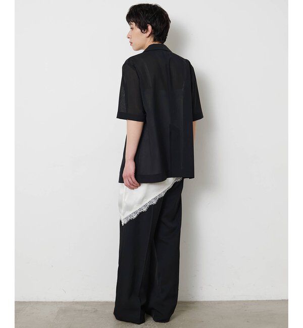 THE PAUSE「【THE PAUSE】シアーハーフスリーブジャケット」|テーラードジャケット|