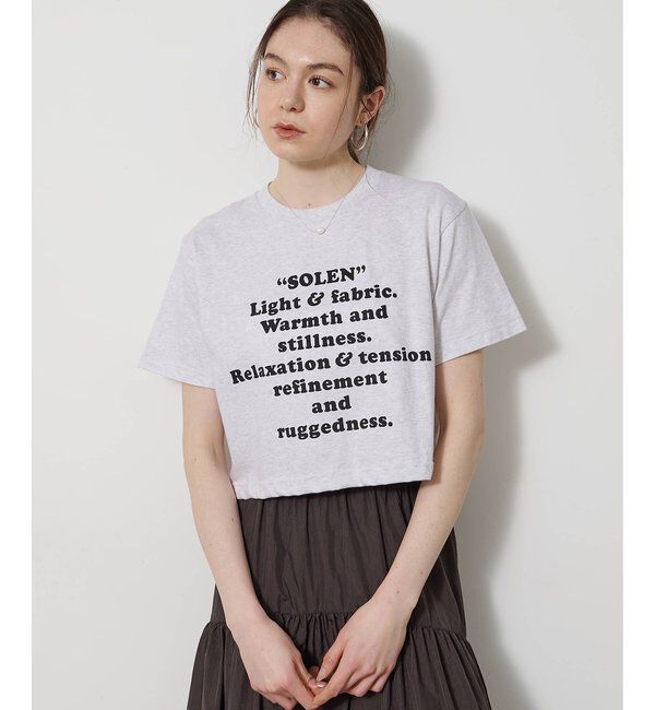  「レタリングTシャツ」|Tシャツ・カットソー|