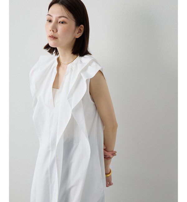 Drawing Numbers「【Drawing Numbers】タイプライターダブルフリルワンピース」|ワンピース|