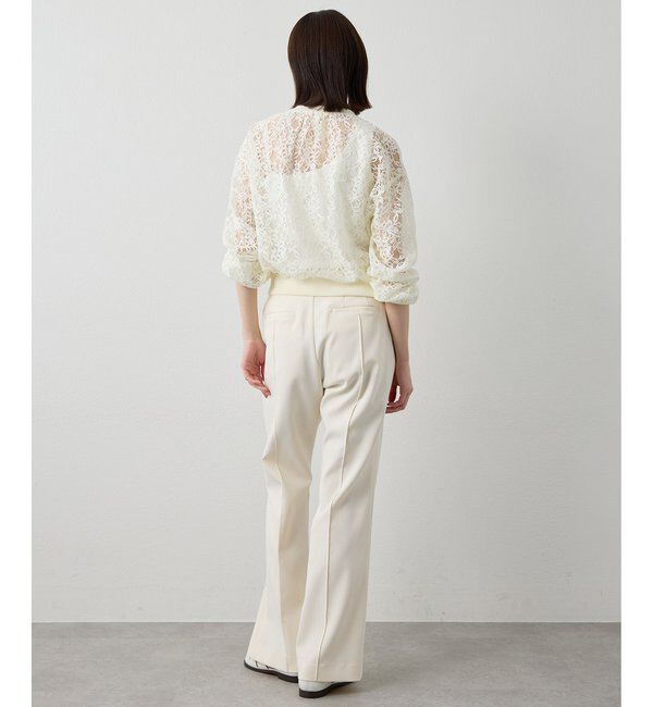  「【Drawing Numbers】レースブルゾン」|シャツ・ブラウス|