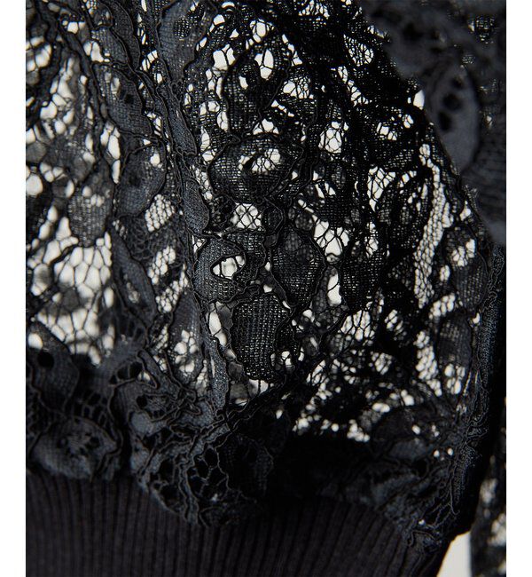  「【Drawing Numbers】レースブルゾン」|シャツ・ブラウス|