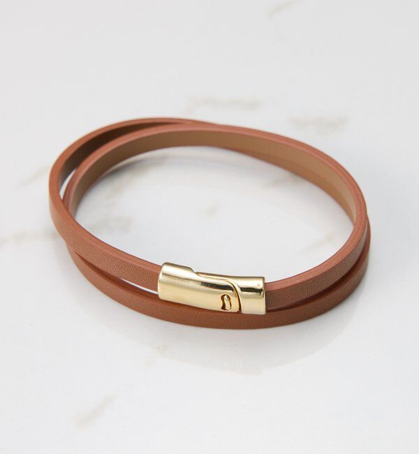  「ダブルラップレザーブレスレット」|ブレスレット・バングル|
