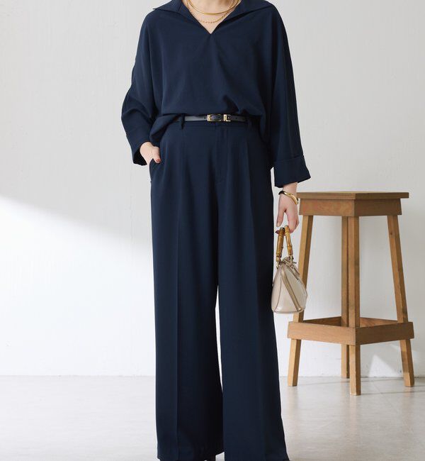  「ジャージスキッパードルマンブラウス」|シャツ・ブラウス|