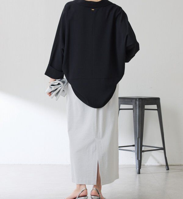  「ジャージスキッパードルマンブラウス」|シャツ・ブラウス|