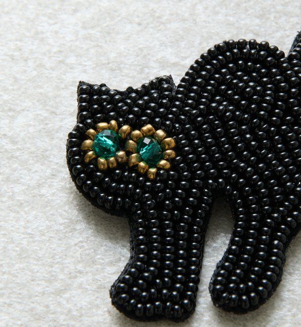  「【QTL CREATIONS別注 】ビーズブローチ付きストール」|ストール|