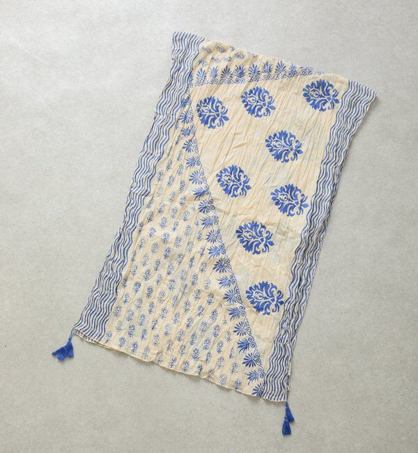  「【QTL CREATIONS別注 】ビーズブローチ付きストール」|ストール|