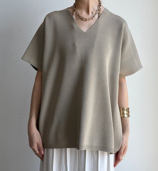  「ストレッチ片畦ベスト」|ニット・セーター|