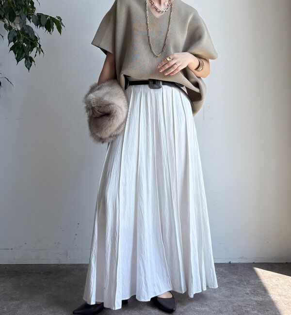  「ストレッチ片畦ベスト」|ニット・セーター|