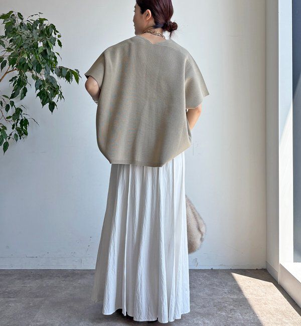  「ストレッチ片畦ベスト」|ニット・セーター|