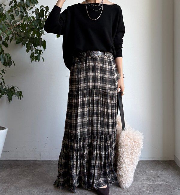  「ボートネックプルオーバー」|ニット・セーター|