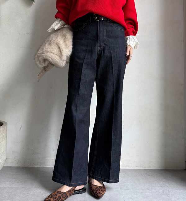  「ルーズフレアデニム」|デニム|