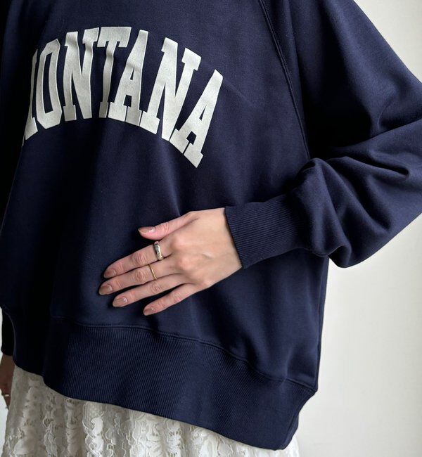  「【WEB限定】ロゴラグランワイドプルオーバー」|Tシャツ・カットソー|