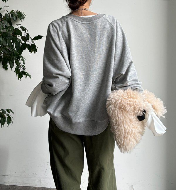  「【WEB限定】ロゴラグランワイドプルオーバー」|Tシャツ・カットソー|