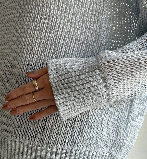  「【新色追加！】コットンローゲージプルオーバー」|ニット・セーター|