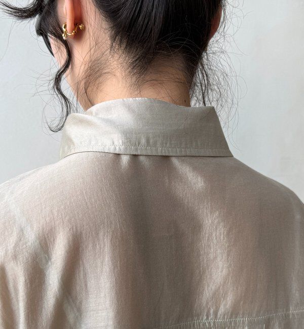  「裾レース切替シアーシャツ」|シャツ・ブラウス|