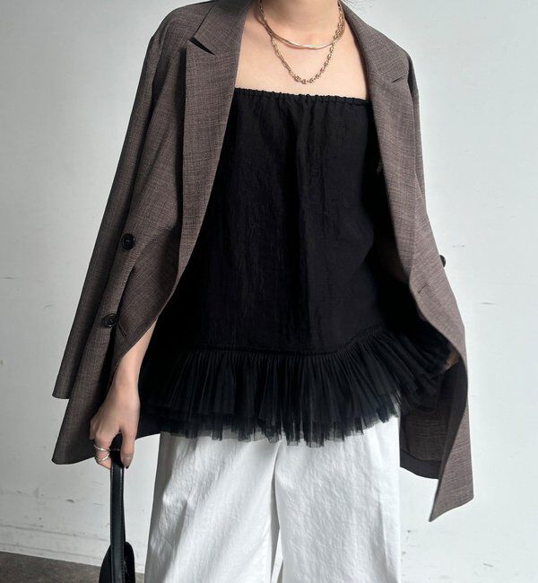  「マルチWAYフリルトップス」|シャツ・ブラウス|