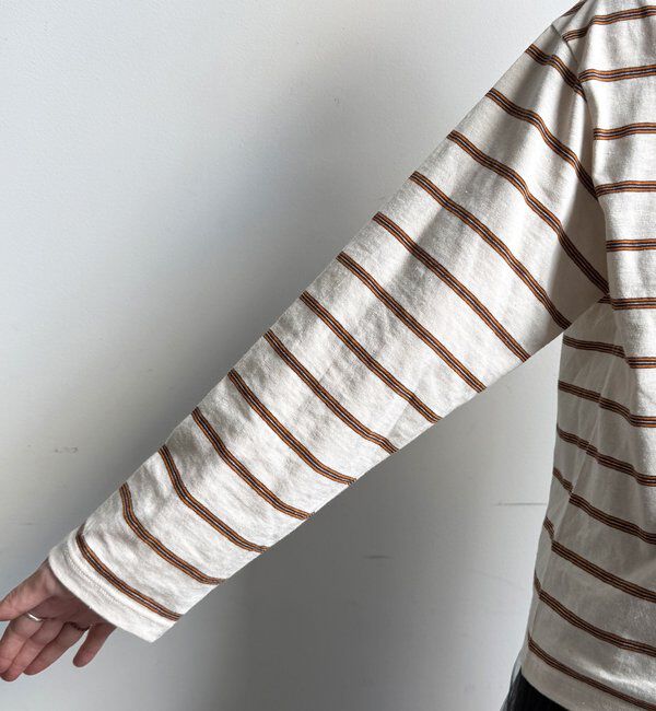  「マルチボーダーオフショルTEE」|Tシャツ・カットソー|