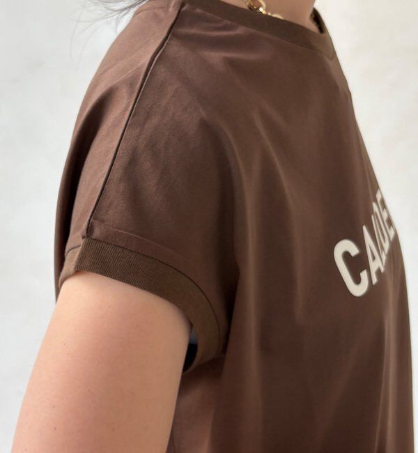  「【WEB限定】前後ロゴフレンチスリーブTEE」|Tシャツ・カットソー|