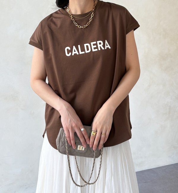  「【WEB限定】前後ロゴフレンチスリーブTEE」|Tシャツ・カットソー|