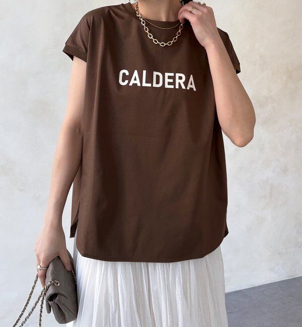  「【WEB限定】前後ロゴフレンチスリーブTEE」|Tシャツ・カットソー|