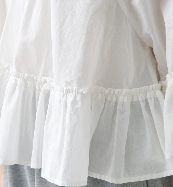  「バタフライフリルブラウス」|シャツ・ブラウス|