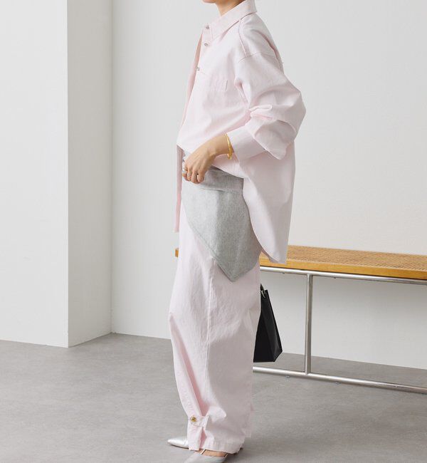  「【セットアップ着用可能】ガーメントダイコットンツイルシャツ」|シャツ・ブラウス|