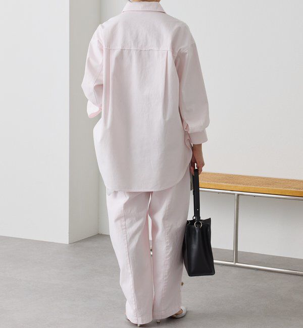  「【セットアップ着用可能】ガーメントダイコットンツイルシャツ」|シャツ・ブラウス|