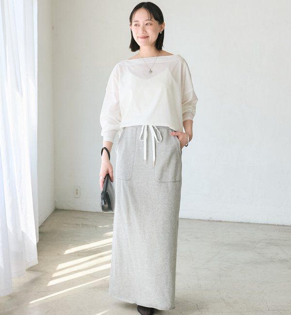  「予約【大人の肌見せに】シアードルマンカットソー」|Tシャツ・カットソー|