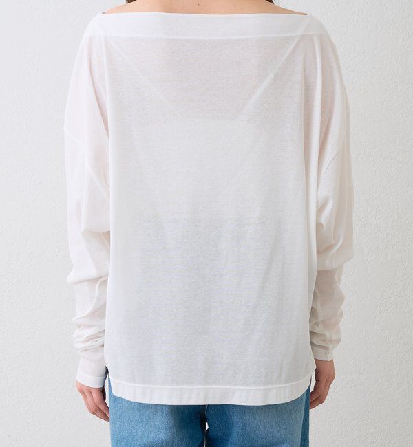  「予約【大人の肌見せに】シアードルマンカットソー」|Tシャツ・カットソー|