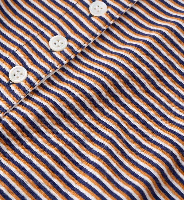  「予約【レトロな雰囲気に】マルチボーダーポロ」|Tシャツ・カットソー|