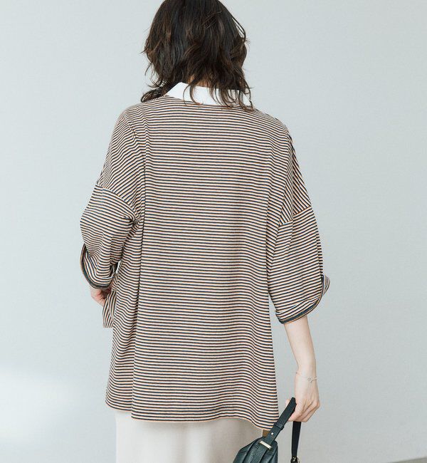  「予約【レトロな雰囲気に】マルチボーダーポロ」|Tシャツ・カットソー|