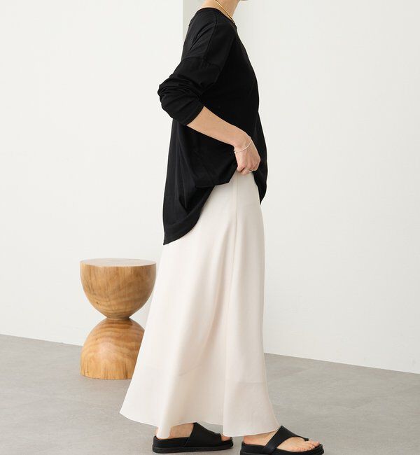  「予約【セットアップ着用可能】メッシュバイアススカート」|スカート|