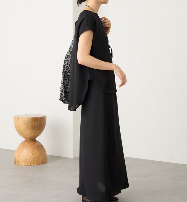  「予約【セットアップ着用可能】メッシュバイアススカート」|スカート|