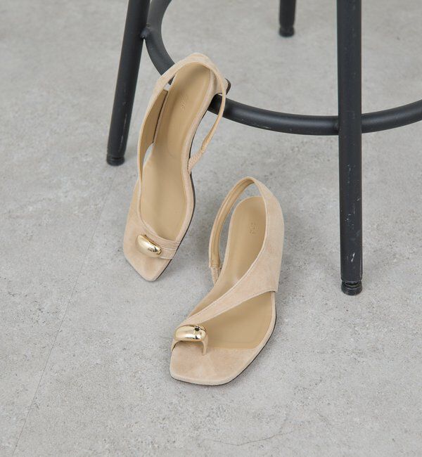  「【2.718】サムリングサンダル」|その他|ベージュ