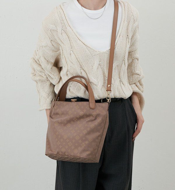  「ナイロンジャガード2WAYタウントートバッグ」|トートバッグ|