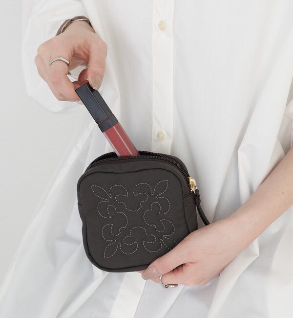  「コーデュラナイロンスクエアポーチ」|その他|ダークブラウン