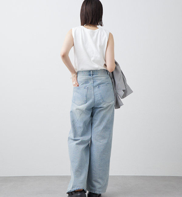  「テレコスリーブレスT」|キャミソール|