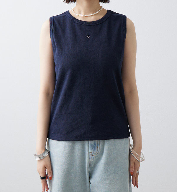  「テレコスリーブレスT」|キャミソール|