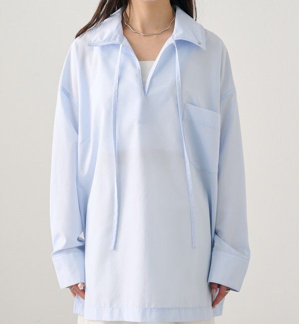  「襟付きスキッパーシャツ」|シャツ・ブラウス|