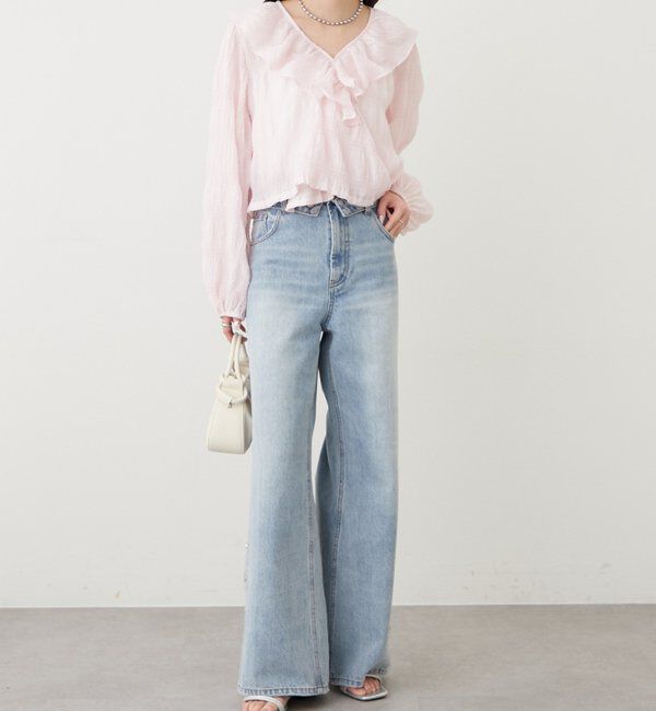  「フリルカシュクールブラウス」|シャツ・ブラウス|