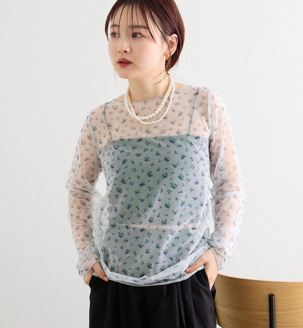  「プリントシアーロンT」|Tシャツ・カットソー|