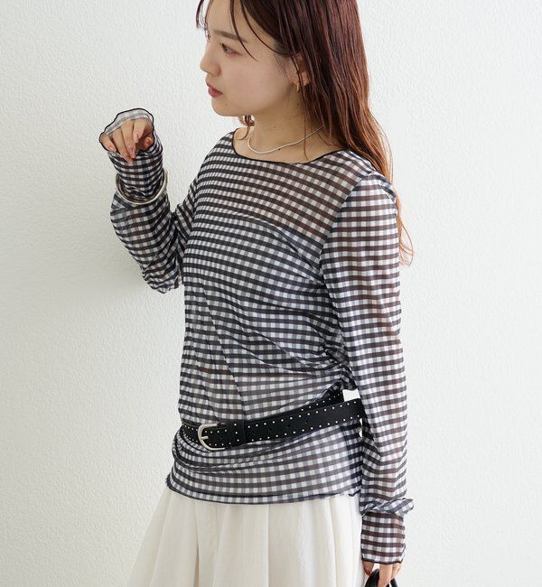  「プリントシアーロンT」|Tシャツ・カットソー|