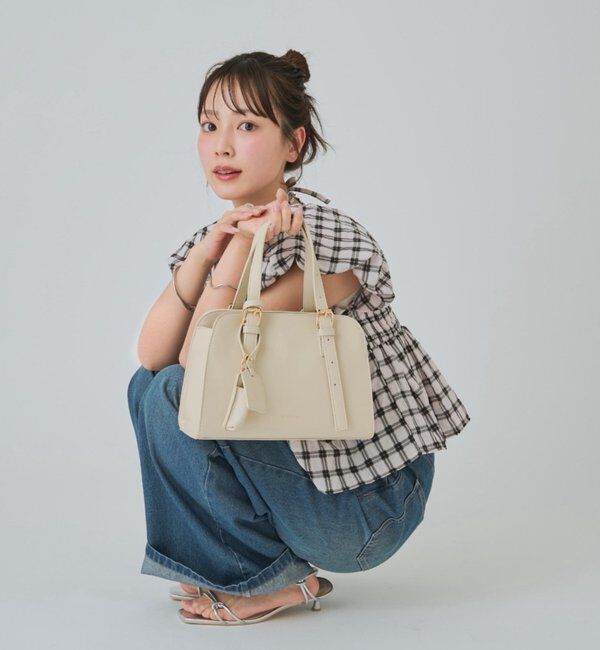  「【@sktnnm企画】リップチャーム付きminiボストンBAG」|トートバッグ|