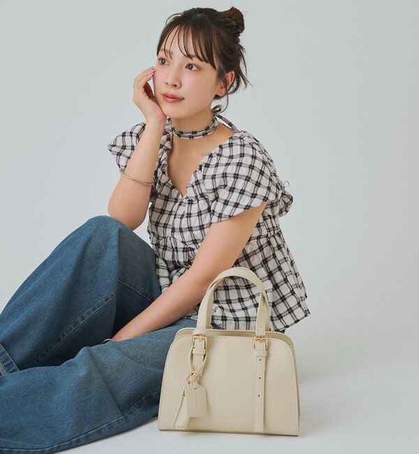  「【@sktnnm企画】リップチャーム付きminiボストンBAG」|トートバッグ|