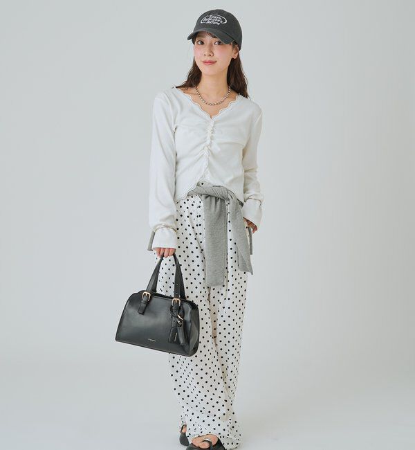  「【@sktnnm企画】リップチャーム付きminiボストンBAG」|トートバッグ|