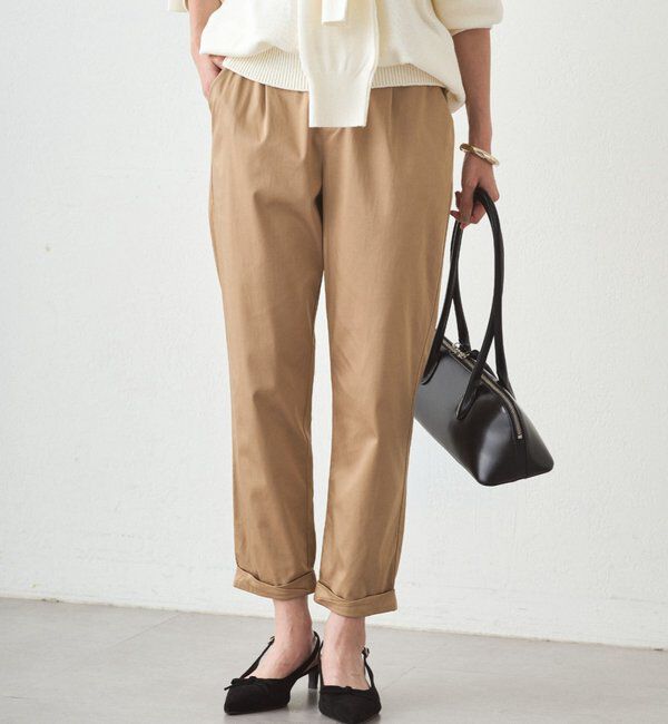  「裾ねじりパンツ」|チノ|